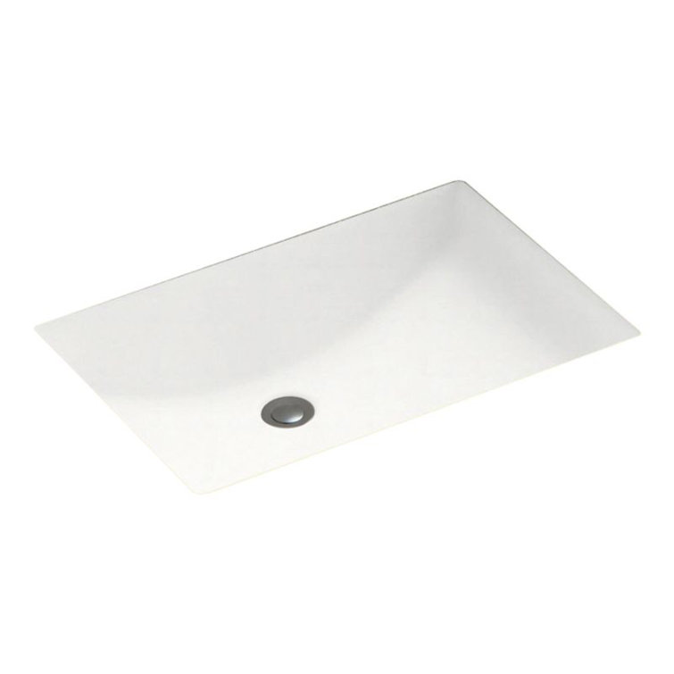 Swan 16'' Swanstone Rectangular Undermount Bathroom Sink with Overflow
